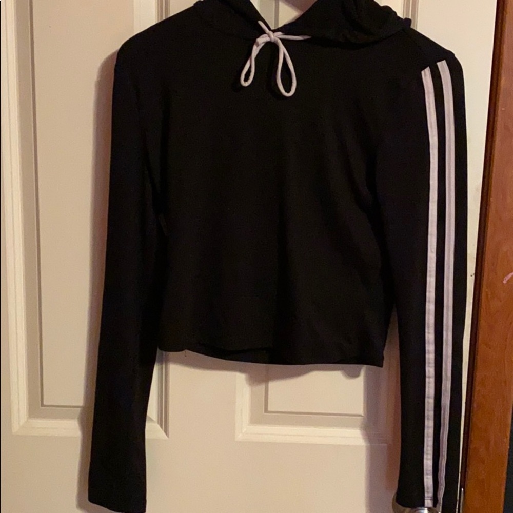 Workout crop hoodie